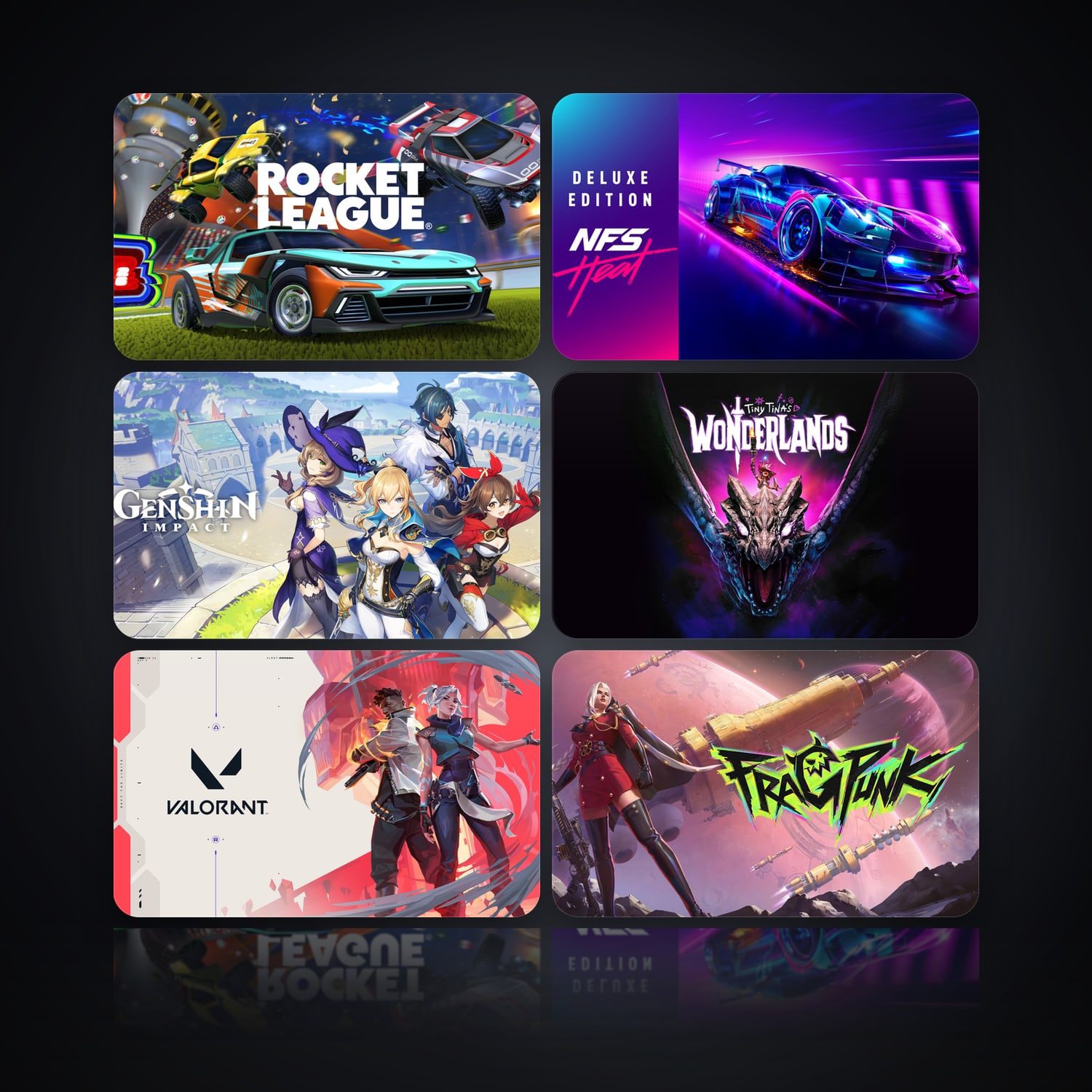 Rocket League & Need for Speed Heat Deluxe Edition | 11 Games — HabibiAccounts