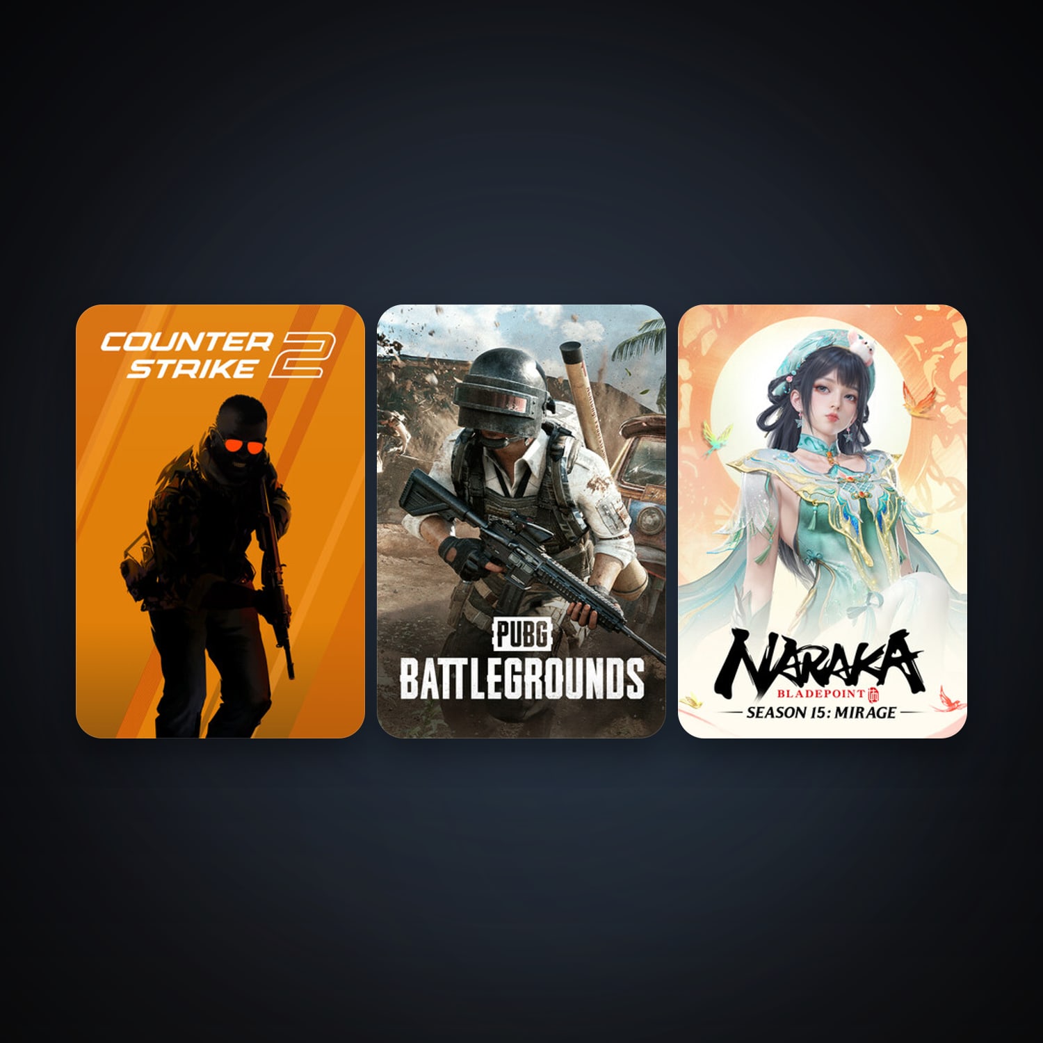CS2 Prime + PUBG: BATTLEGROUNDS, 5 games, clean — HabibiAccounts