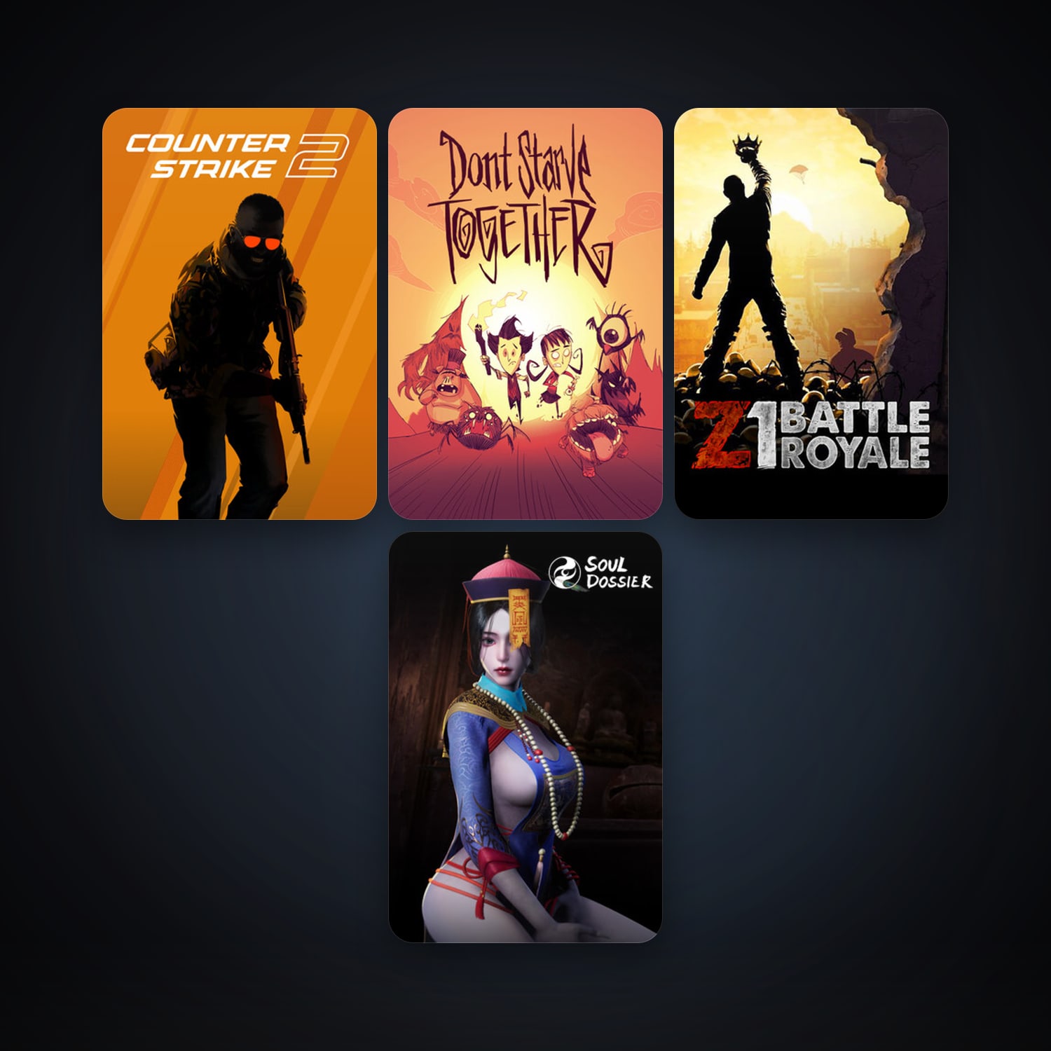 CS2 Prime + Don't Starve Together, 6 games, clean — HabibiAccounts