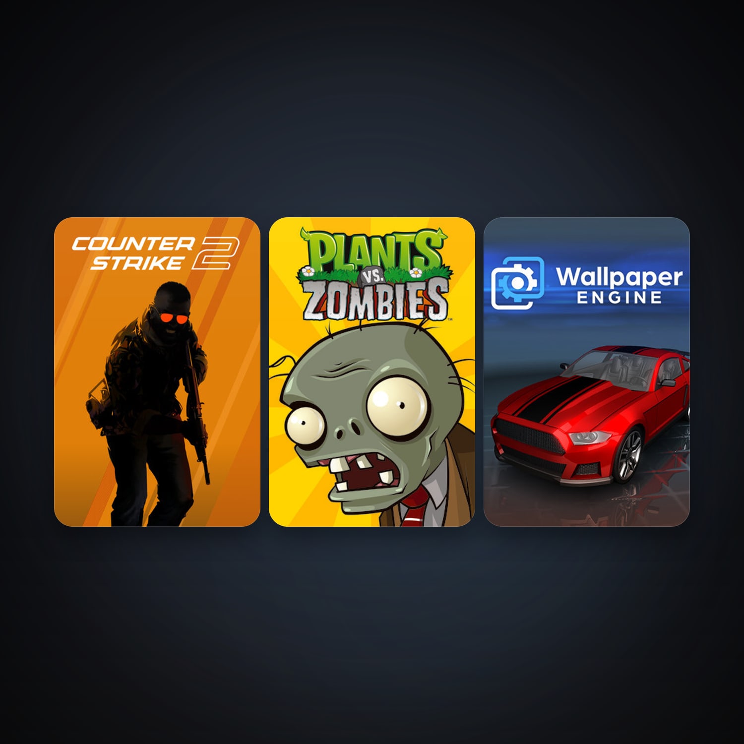 CS2 Prime + Plants vs. Zombies GOTY Edition, 4 games, clean — HabibiAccounts