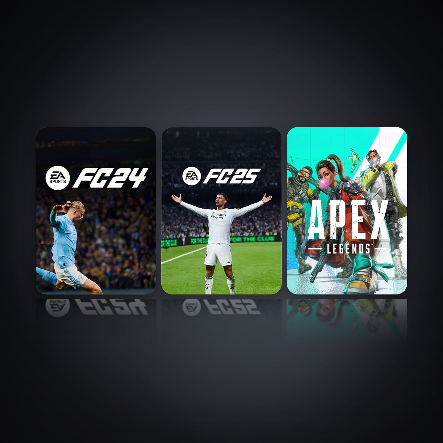 هالحساب إي إيه فيه EA SPORTS FC24 وEA SPORTS FC 25، PL، 3 ألعاب — HabibiAccounts