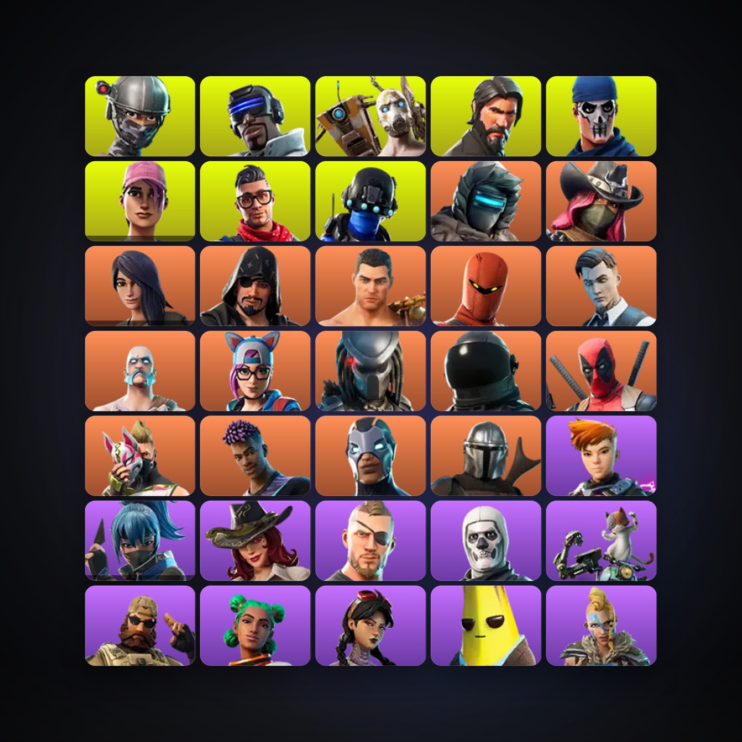 Fortnite | 86 Skins | 1.2K V-Bucks | Level 1416 | 172 Wins — HabibiAccounts
