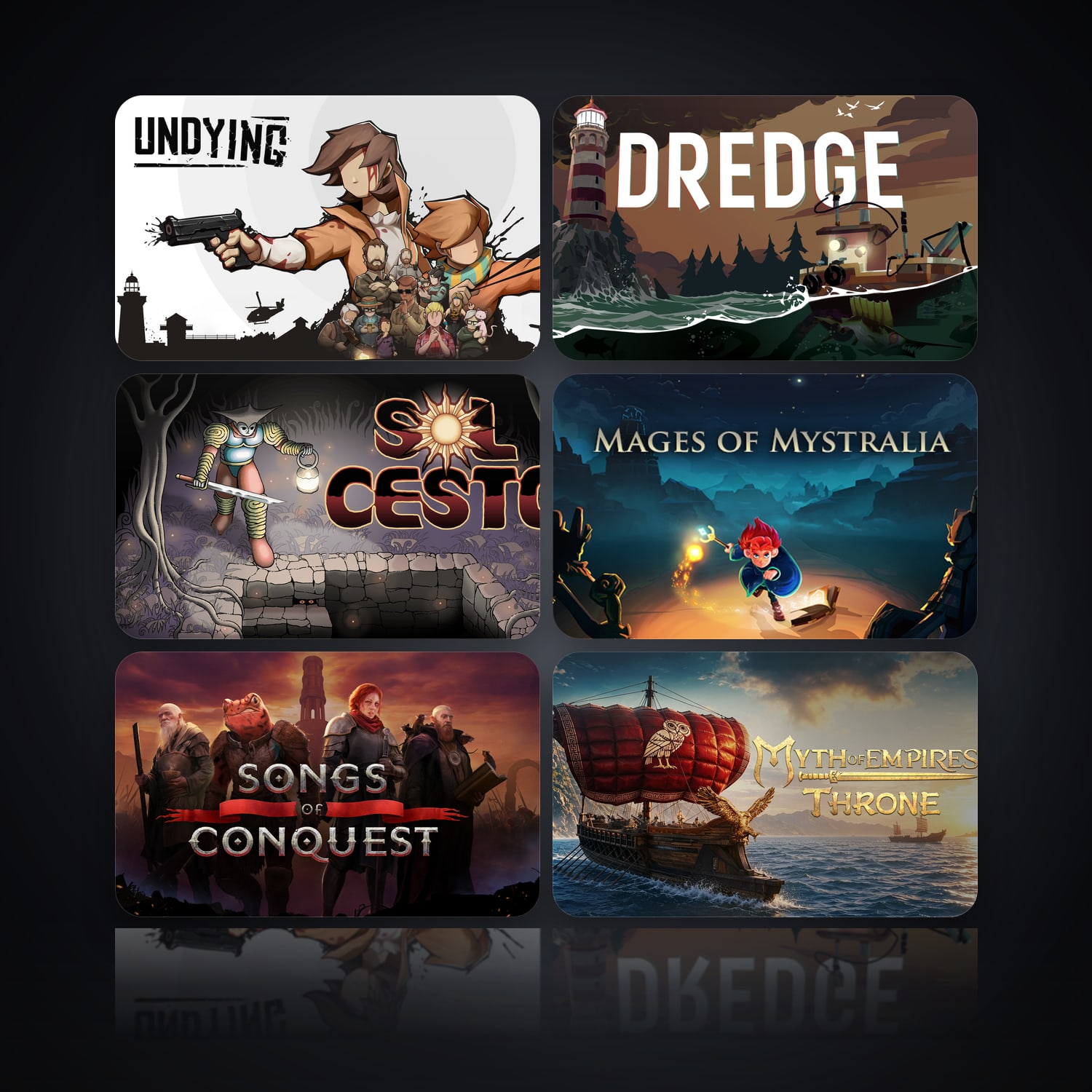 Undying & DREDGE | 25 Games — HabibiAccounts