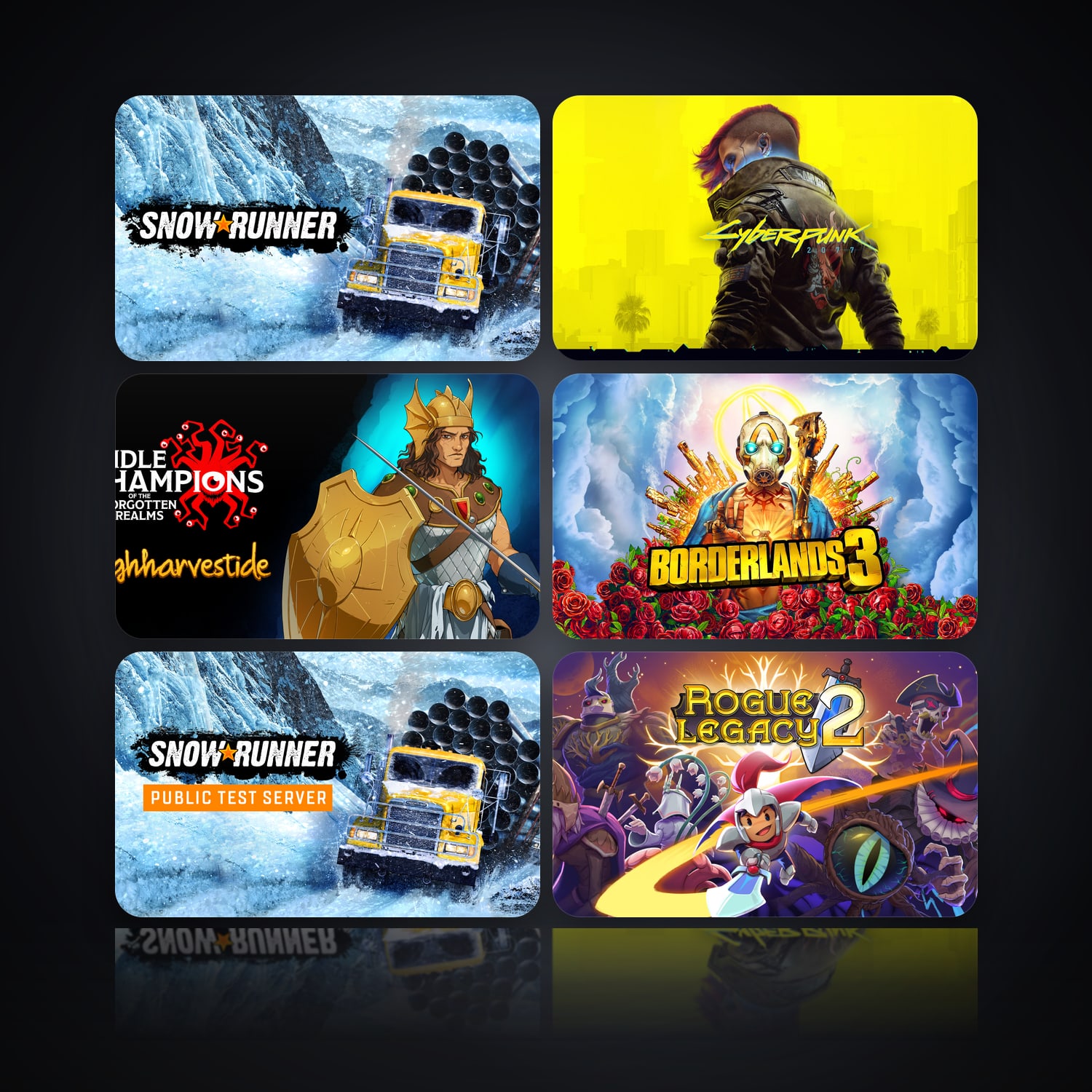 SnowRunner & Cyberpunk 2077 | 391 Games — HabibiAccounts