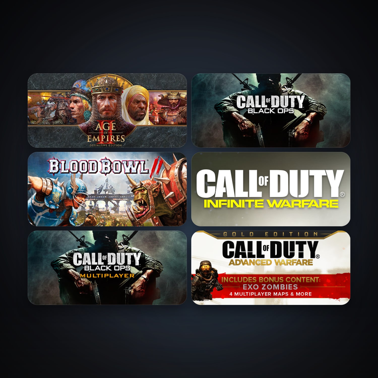 Call of Duty: Black Ops + Call of Duty: Black Ops Multiplayer, 10 games, clean — HabibiAccounts
