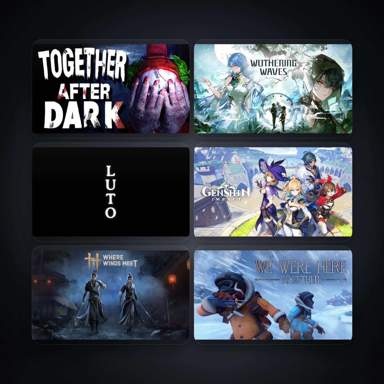 Epic Together After Dark + Wuthering Waves — IN — 7 games — HabibiAccounts
