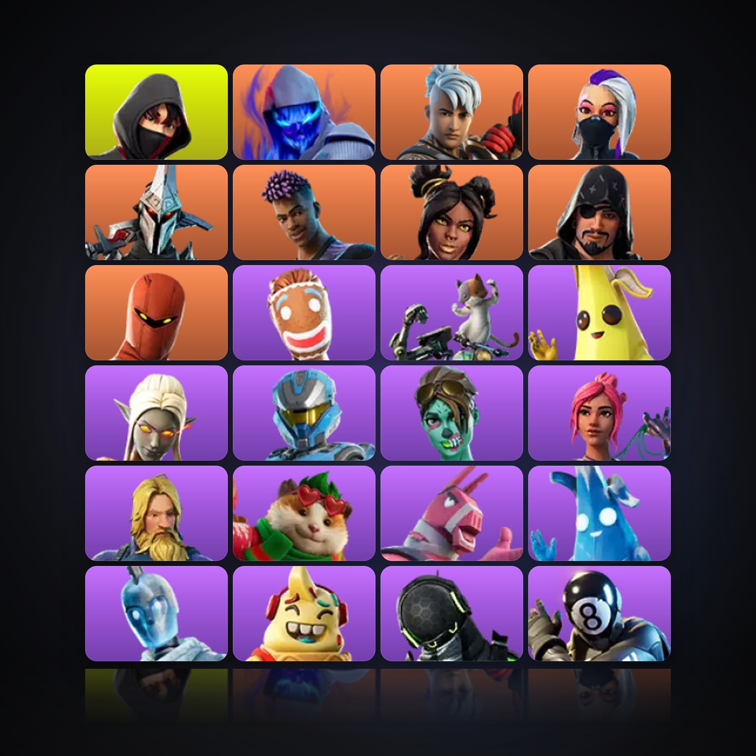 Fortnite | 73 Skins | 100 V-Bucks | Level 2123 | 237 Wins — HabibiAccounts