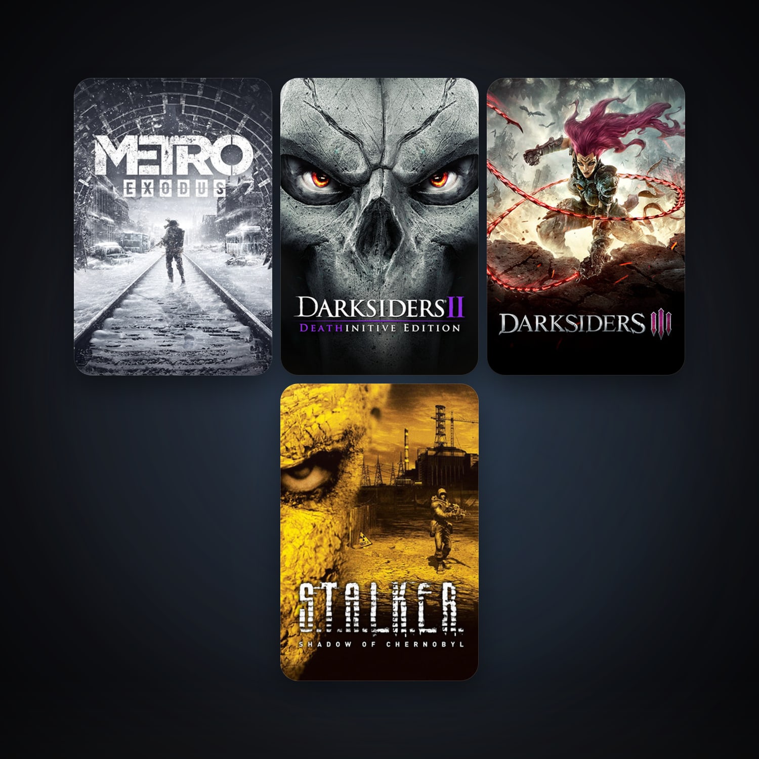 S.T.A.L.K.E.R.: Shadow of Chernobyl + Metro 2033 Redux, 9 games, clean — HabibiAccounts