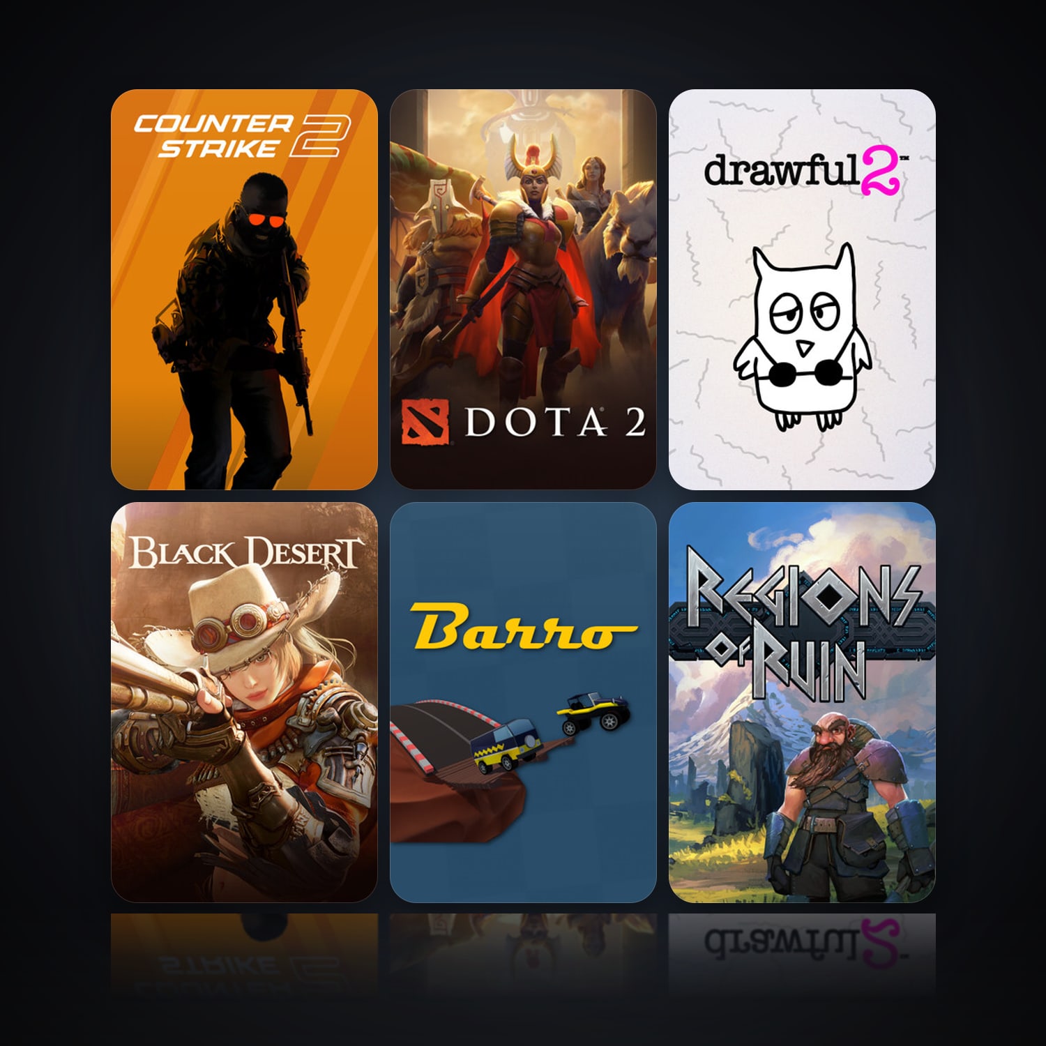 هالحساب ستيم فلين، Dota 2 وCS2 Prime، 50 لعبة، صامد واضح — HabibiAccounts