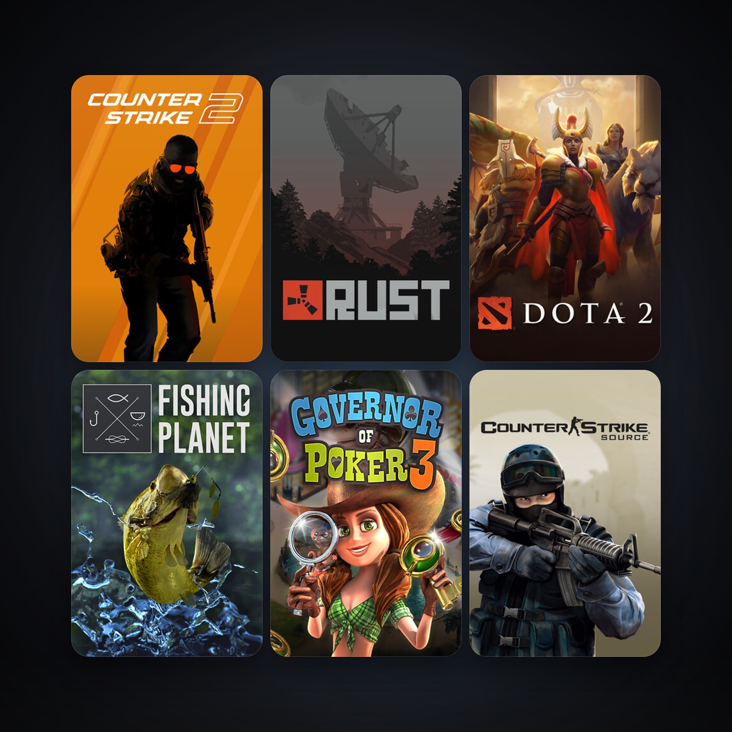 Counter-Strike + Counter-Strike: Source, 17 games, clean — HabibiAccounts