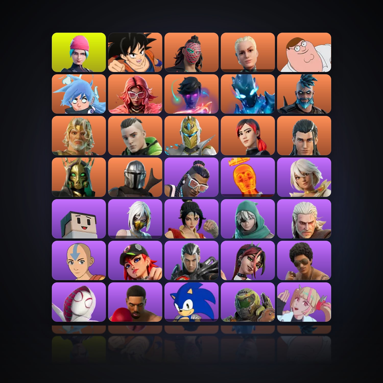 Fortnite | 99 Skins | 2.6K V-Bucks | Level 2313 | 247 Wins — HabibiAccounts