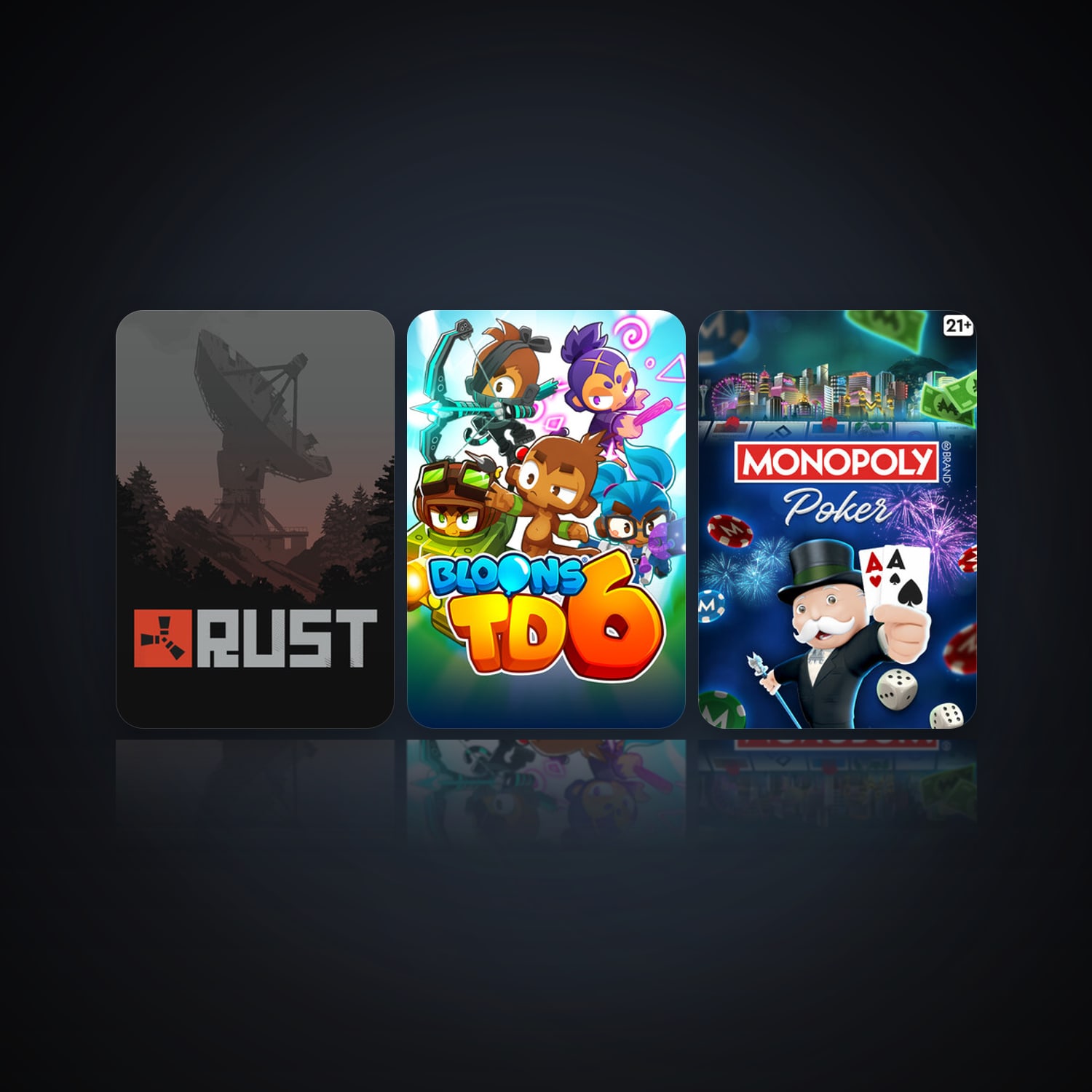 Rust & Bloons TD 6 | 10 Games | Has VAC — HabibiAccounts