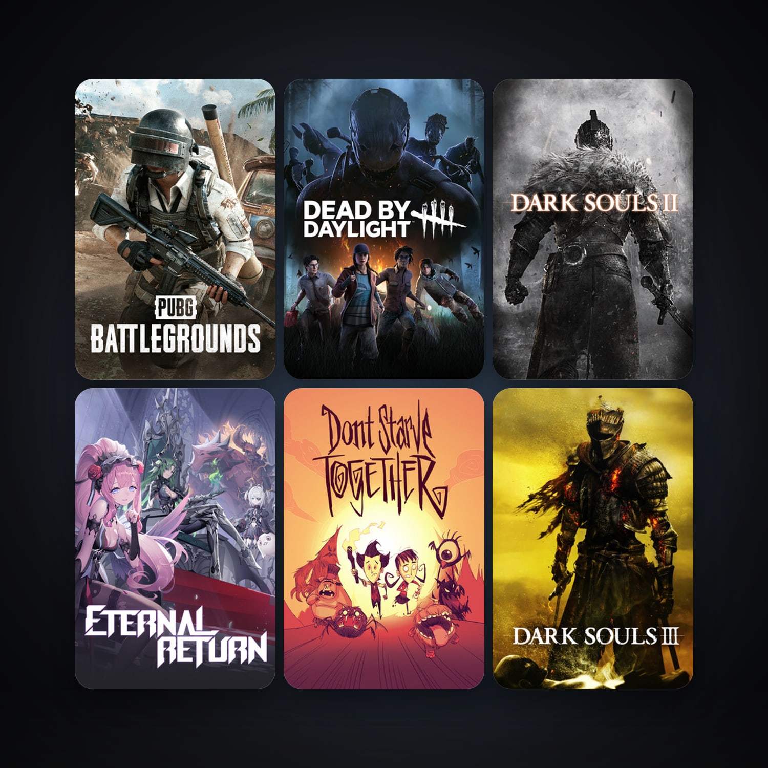DARK SOULS™ II + Don't Starve Together, 11 games, clean — HabibiAccounts