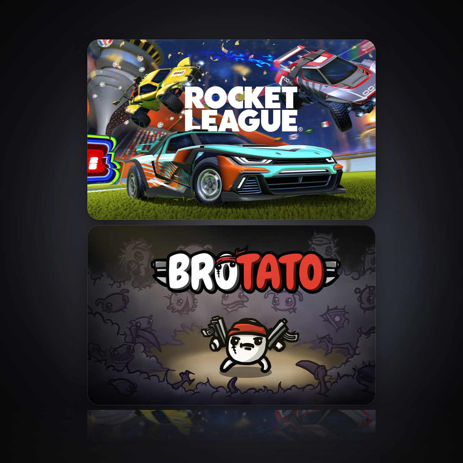 Rocket League & Brotato | 2 Games — HabibiAccounts