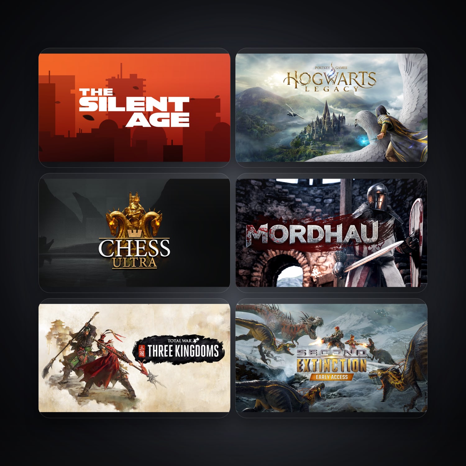 Epic The Silent Age + Hogwarts Legacy — VN — 24 games — HabibiAccounts