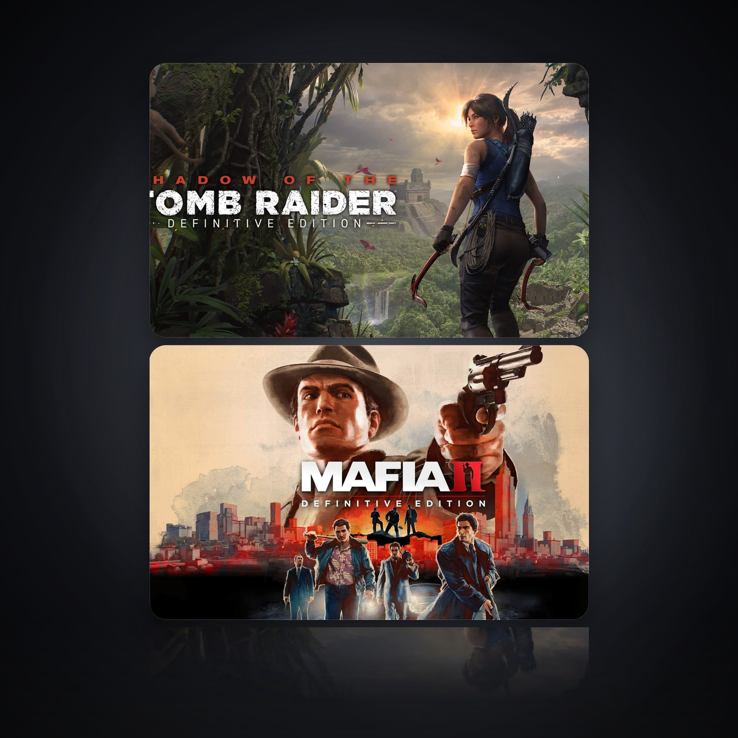Shadow of the Tomb Raider: Definitive Edition & Mafia II: Definitive Edition | 2 Games — HabibiAccounts