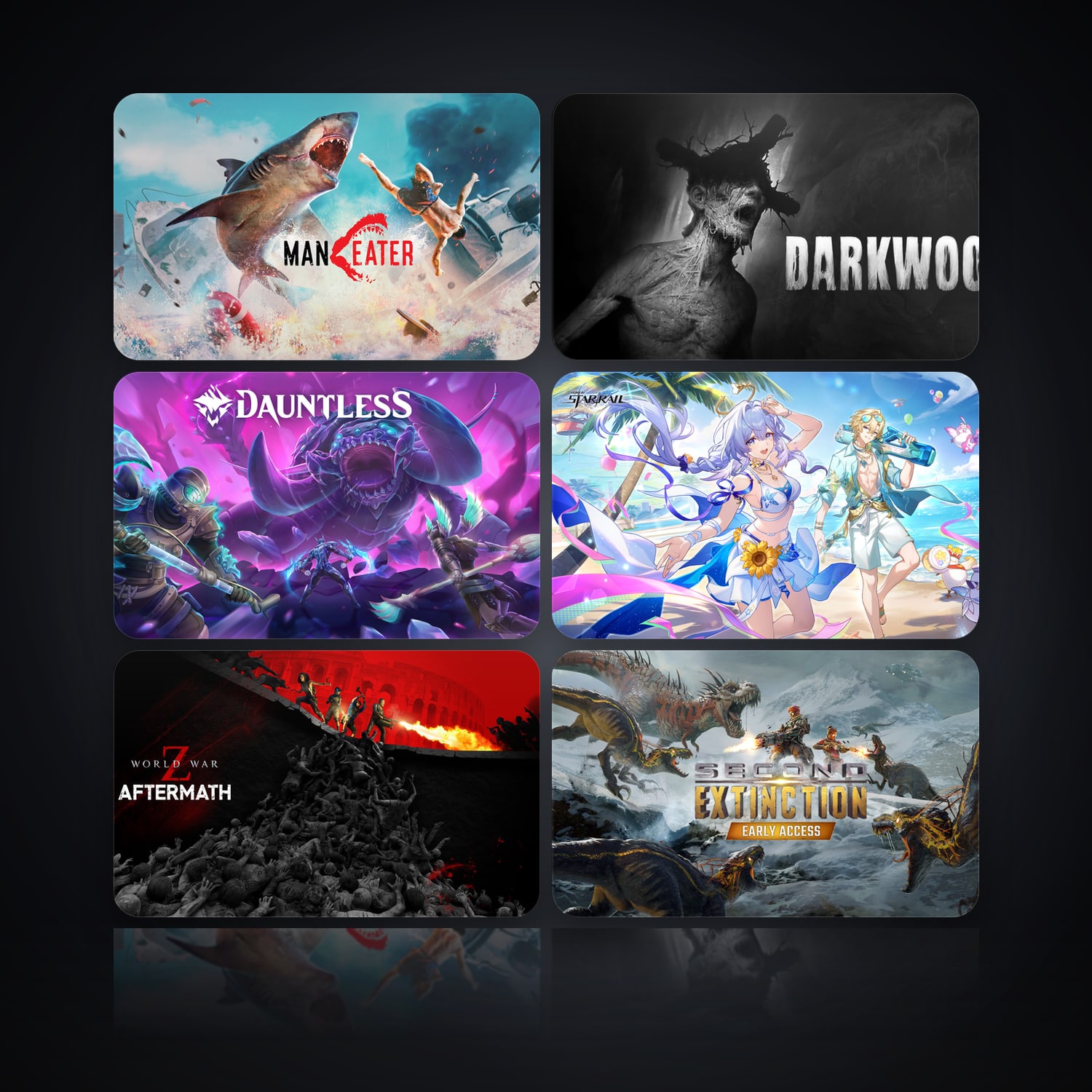 Maneater & Darkwood | 33 Games — HabibiAccounts
