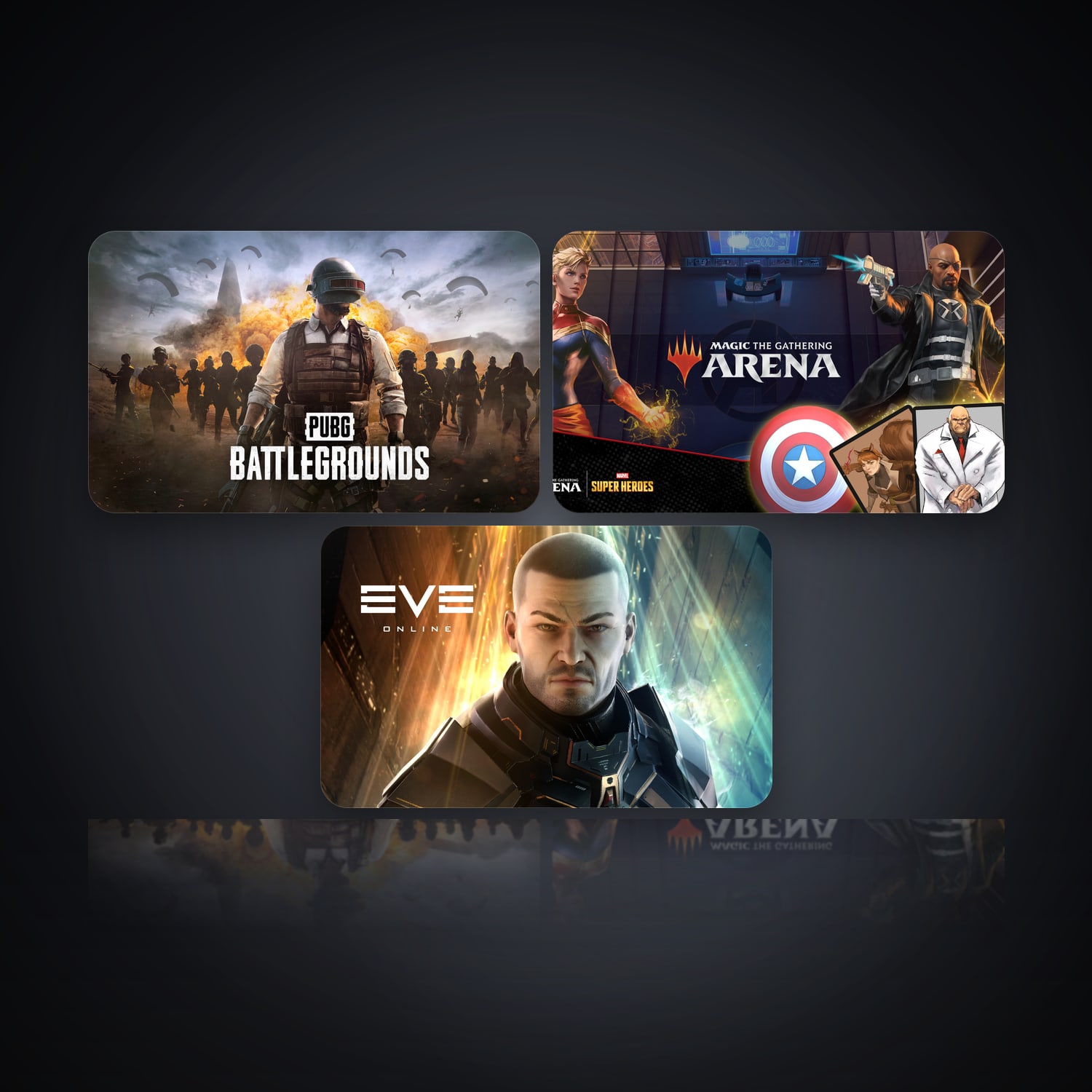 PUBG: BATTLEGROUNDS & Magic The Gathering Arena | 3 Games — HabibiAccounts
