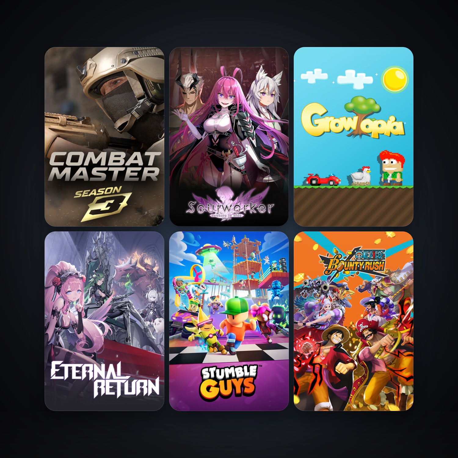 Combat Master: Season 1 & Soulworker | 12 Games | Clean — HabibiAccounts