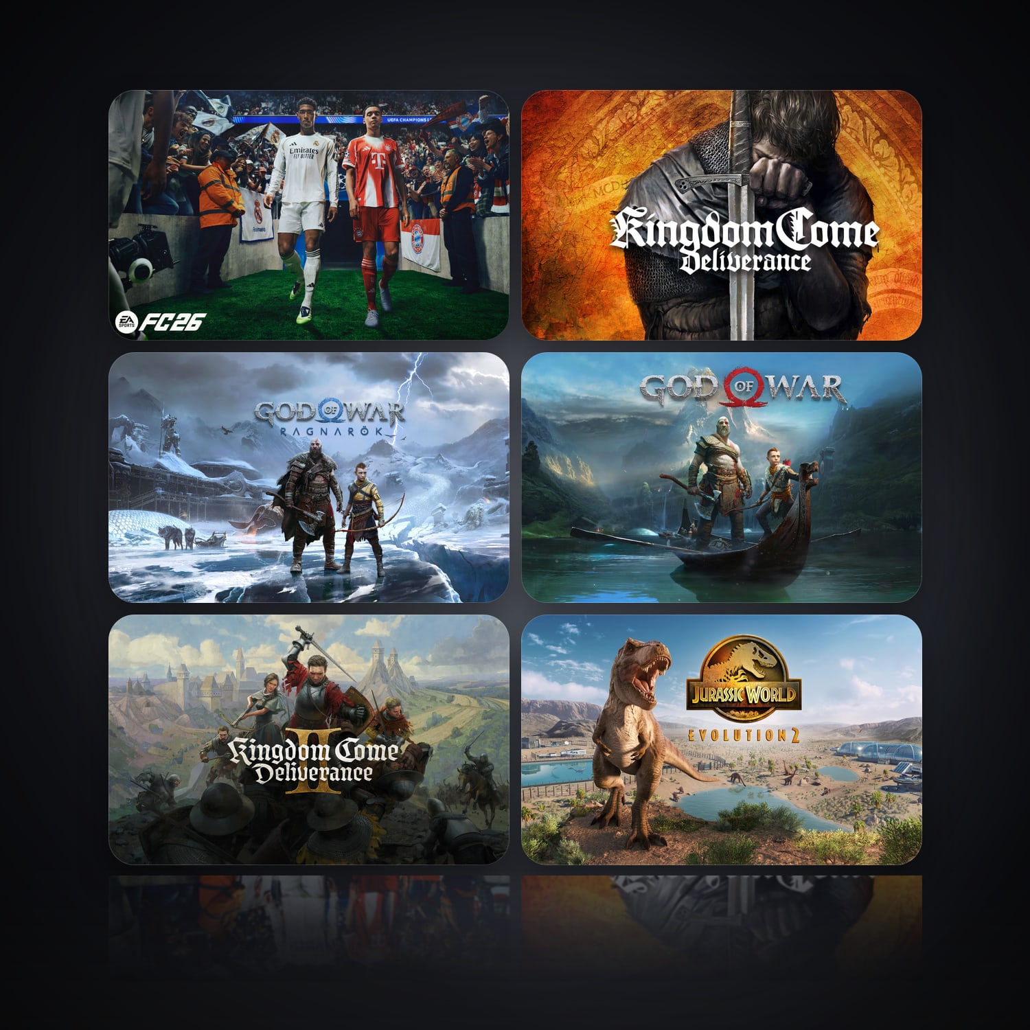 EA SPORTS FC 26 & Kingdom Come Deliverance | 186 Games — HabibiAccounts