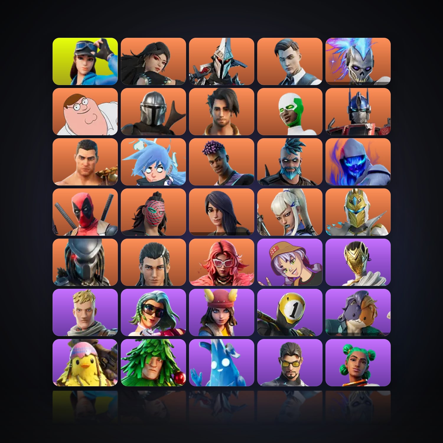 Fortnite | 132 Skins | 1.7K V-Bucks | Level 2498 | 306 Wins — HabibiAccounts