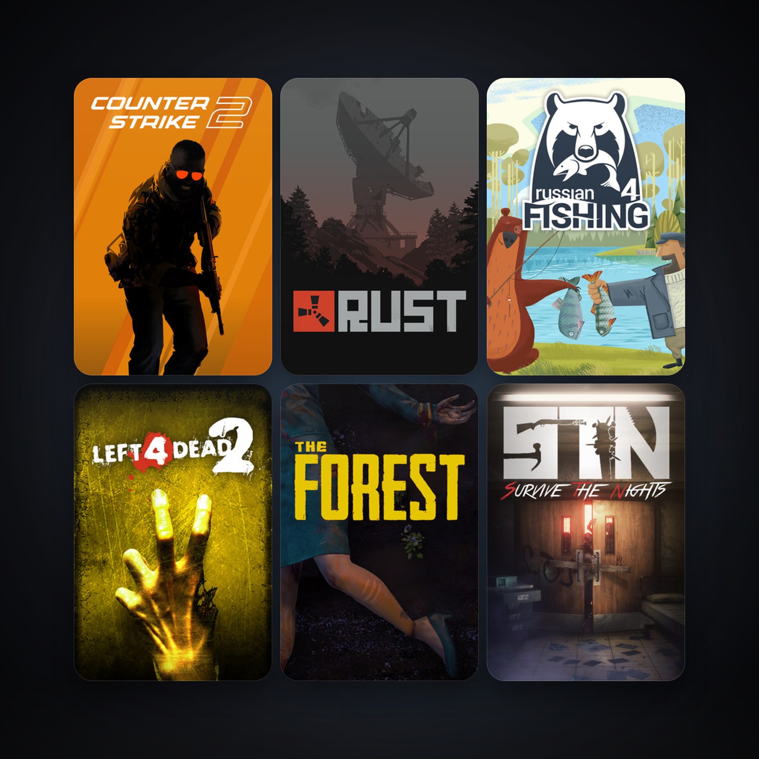 Left 4 Dead 2 + Portal 2, 18 games, Steam 14, clean — HabibiAccounts