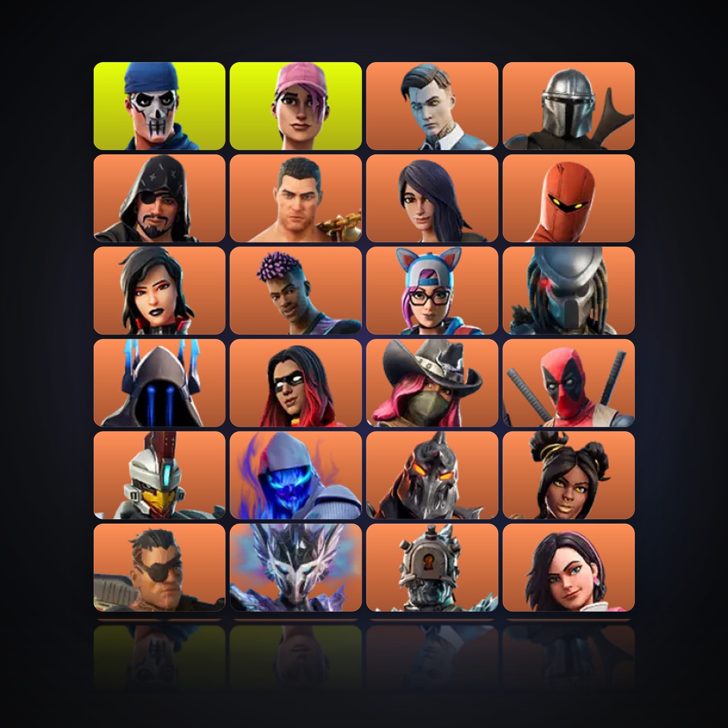 Fortnite | 118 Skins | 1.9K V-Bucks | Level 1847 | 456 Wins — HabibiAccounts