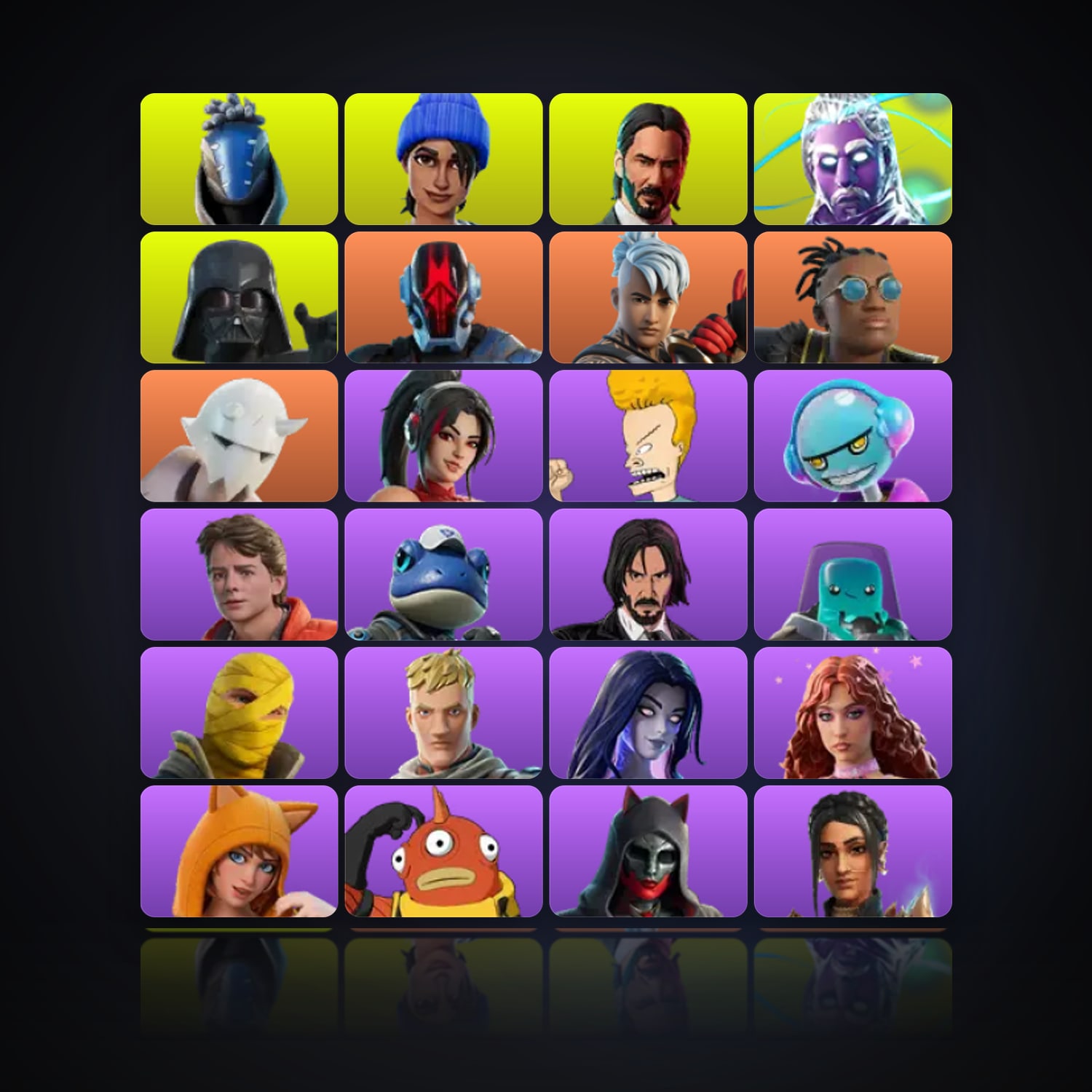Fortnite | 127 Skins | 2.5K V-Bucks | Level 2072 | 190 Wins — HabibiAccounts