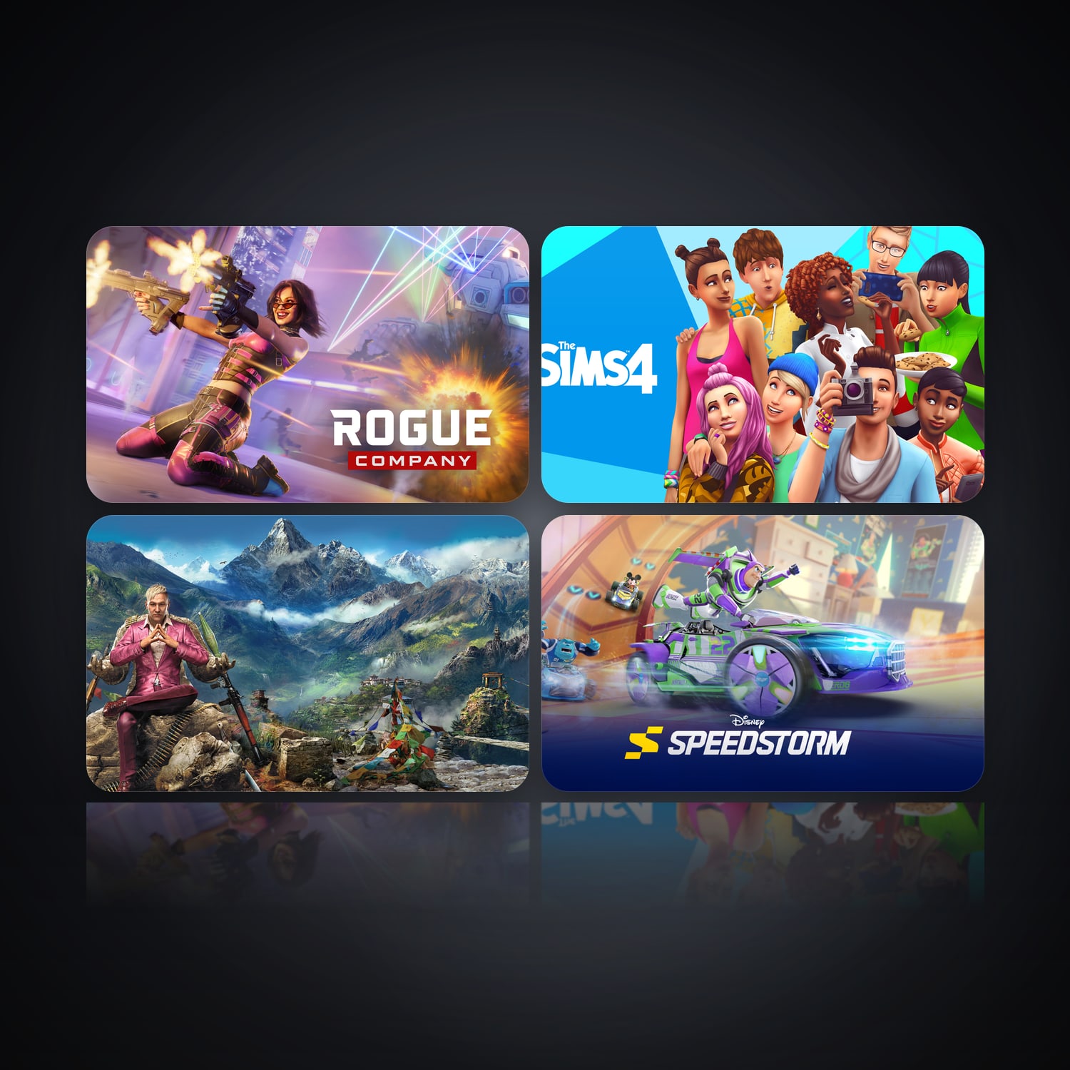 Rogue Company & The Sims 4 | 4 Games — HabibiAccounts