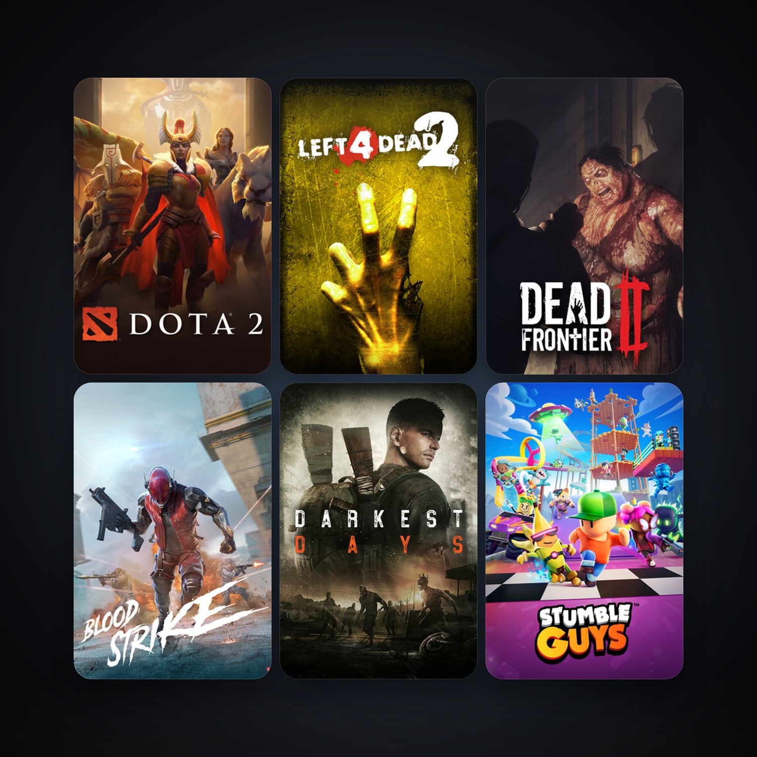 Left 4 Dead 2 + Dota 2, 18 games, clean — HabibiAccounts