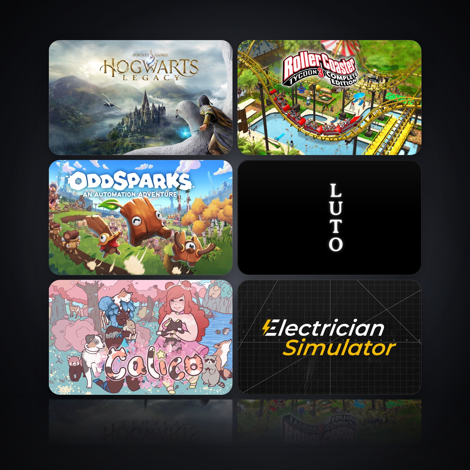 Hogwarts Legacy & RollerCoaster Tycoon 3: Complete Edition | 53 Games — HabibiAccounts
