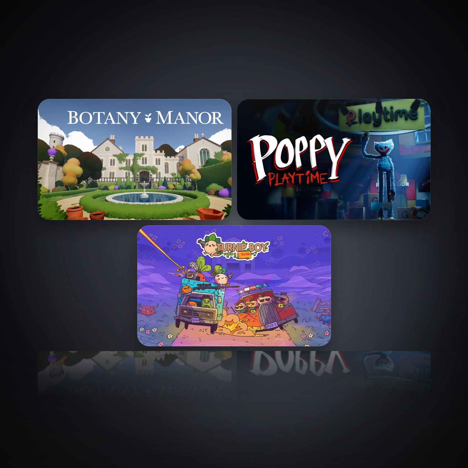 Botany Manor & Poppy Playtime | 3 Games — HabibiAccounts