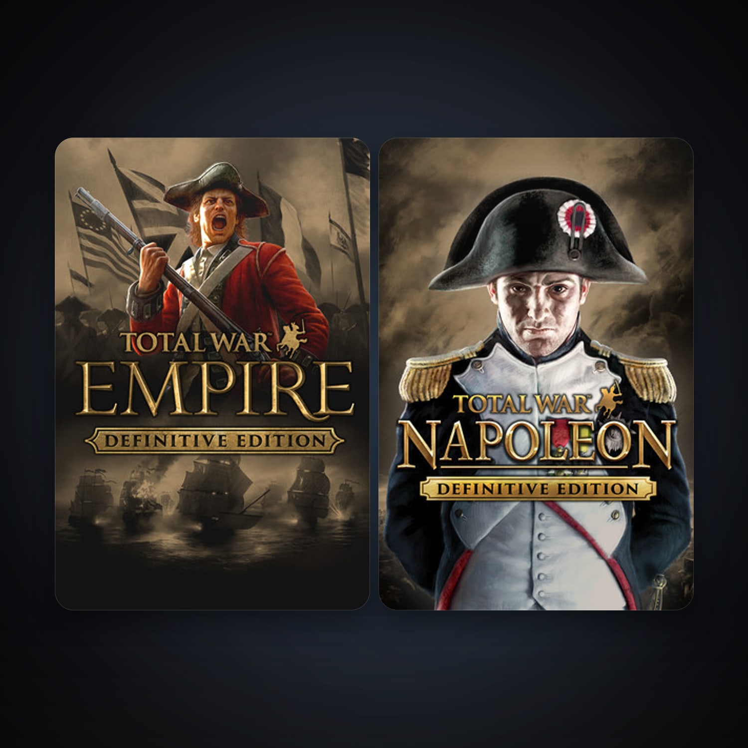 Empire: Total War + Total War: NAPOLEON - Definitive Edition, 2 games, clean — HabibiAccounts