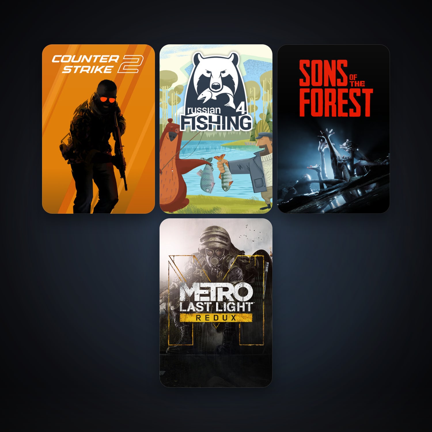 CS2 Prime + Metro: Last Light Redux, 7 games, clean — HabibiAccounts