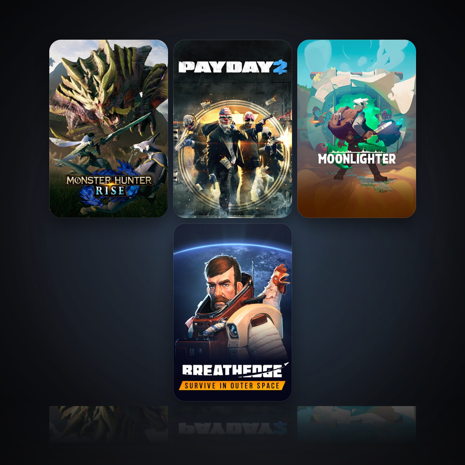 MONSTER HUNTER RISE & PAYDAY 2 | Clean — HabibiAccounts
