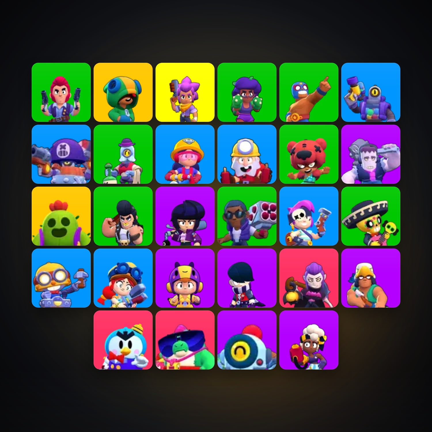 28 Brawlers | 3.6K Trophies — HabibiAccounts