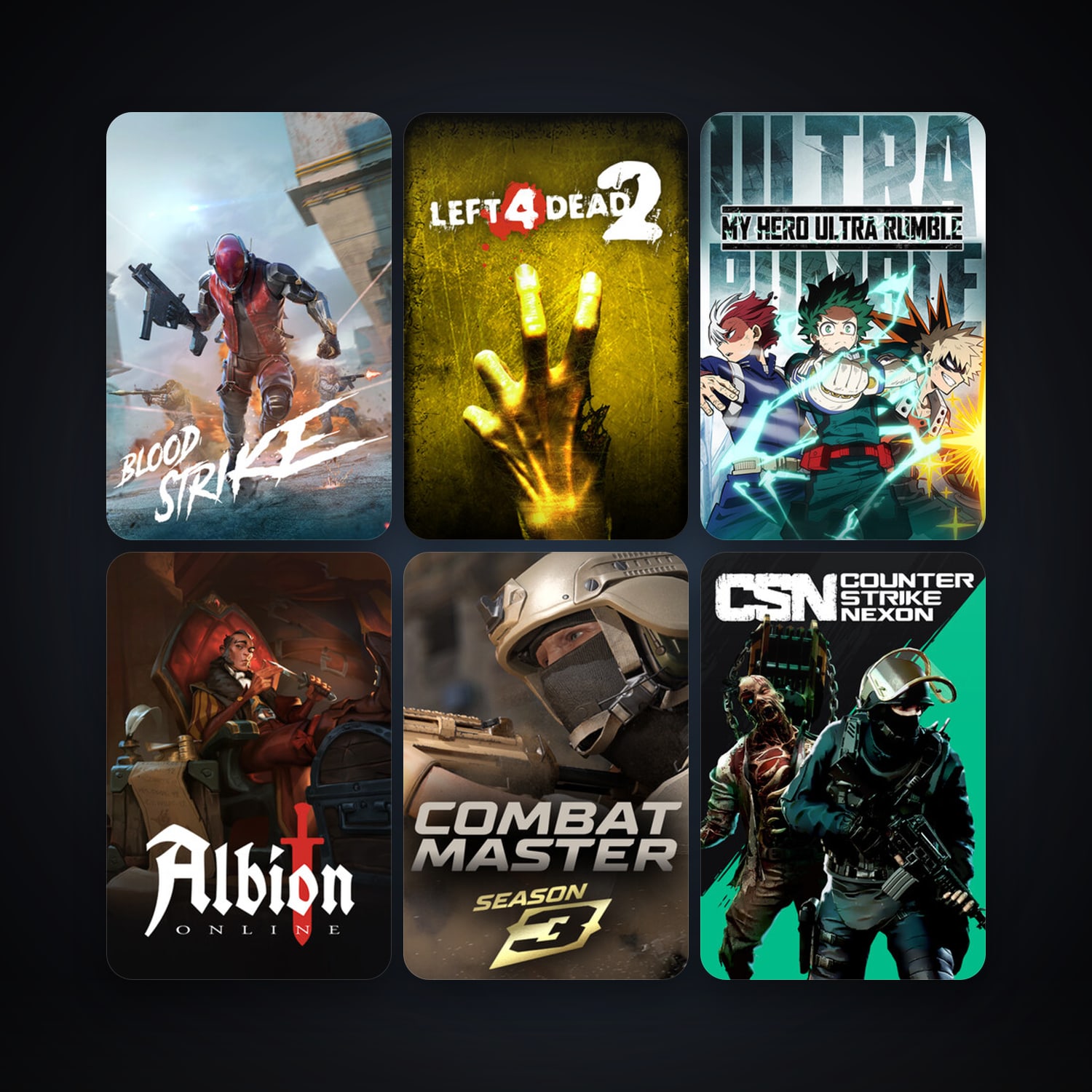 Blood Strike & Left 4 Dead 2 | 20 Games | Clean — HabibiAccounts