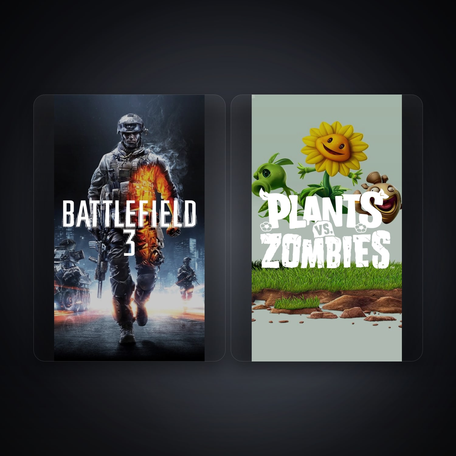 Battlefield 3 & Plants vs. Zombies | 2 Games — HabibiAccounts