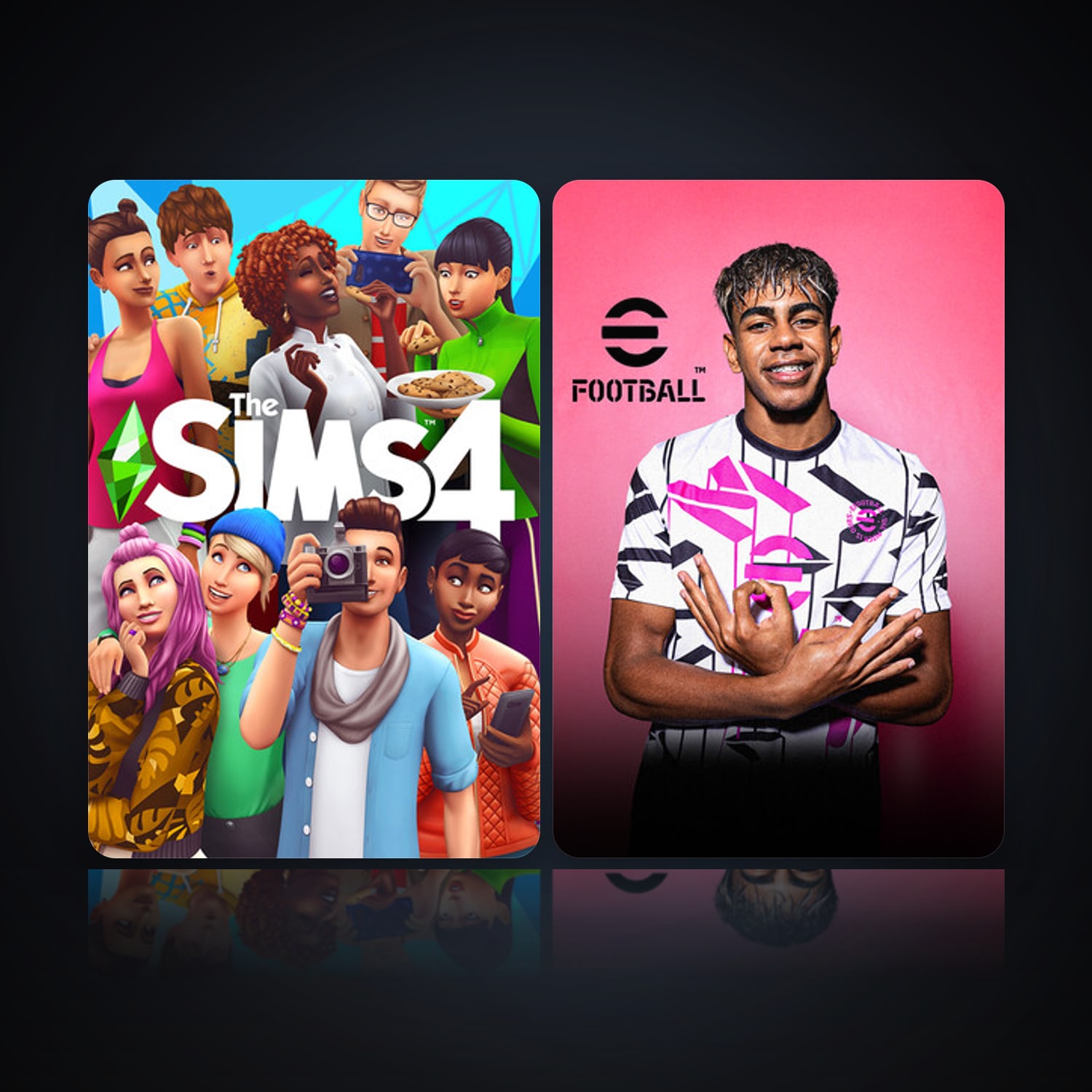 The Sims 4 & eFootball 2024 — HabibiAccounts