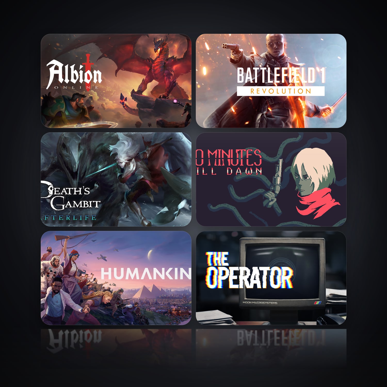 هالحساب إبك فيه Albion Online وBattlefield 1 Revolution، TR، 407 ألعاب — HabibiAccounts