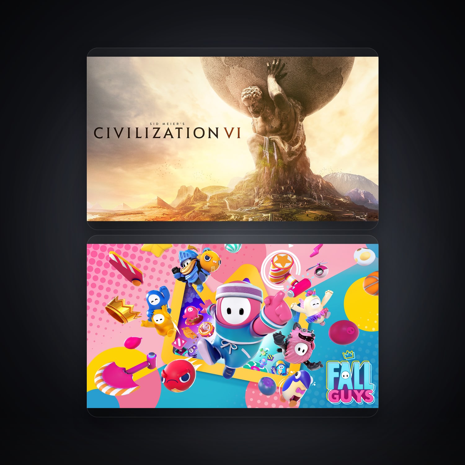 Sid Meier's Civilization VI & Fall Guys | 2 Games — HabibiAccounts