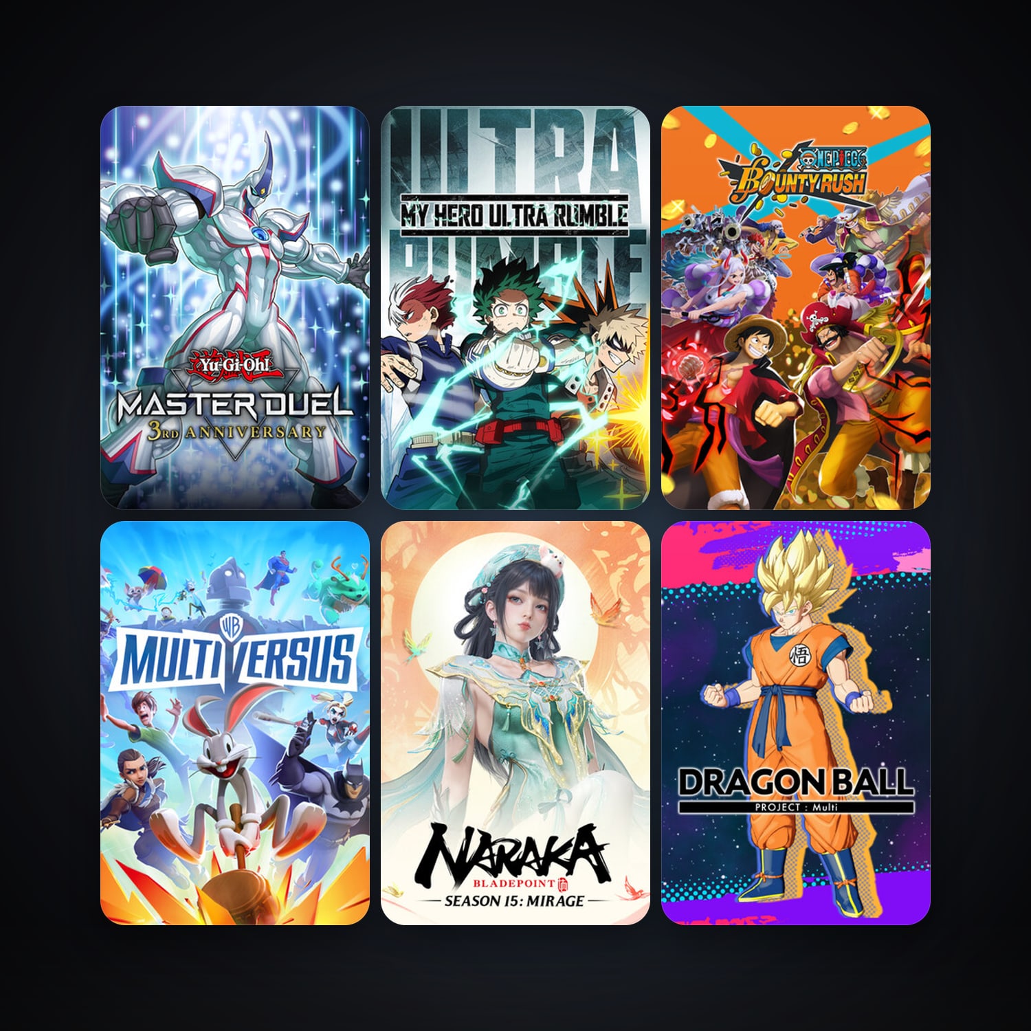 Yu-Gi-Oh! Master Duel & MY HERO ULTRA RUMBLE | 25 Games | Clean — HabibiAccounts