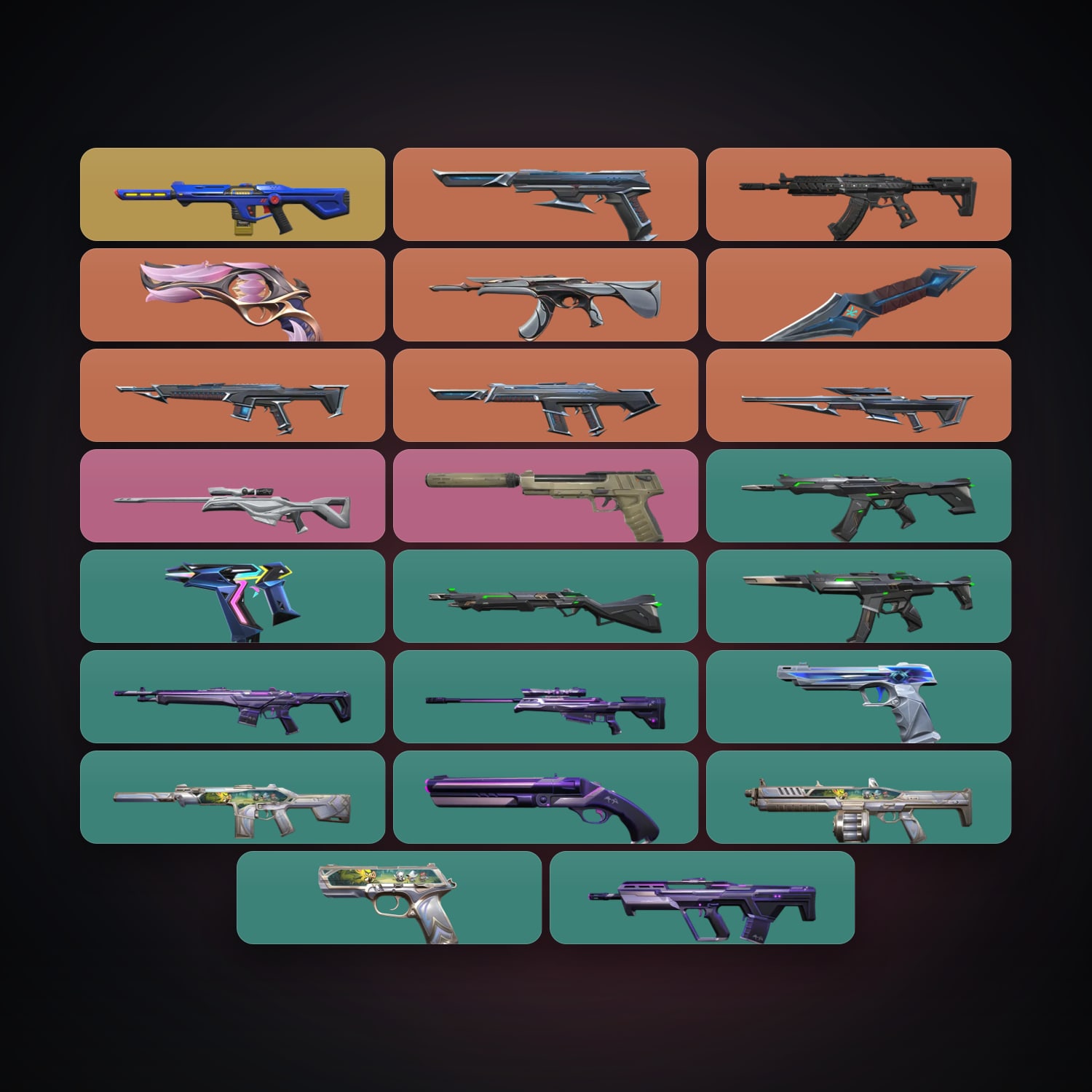 KR Bronze 1 locker — 1 knives, 23 skins, lvl 86 — HabibiAccounts