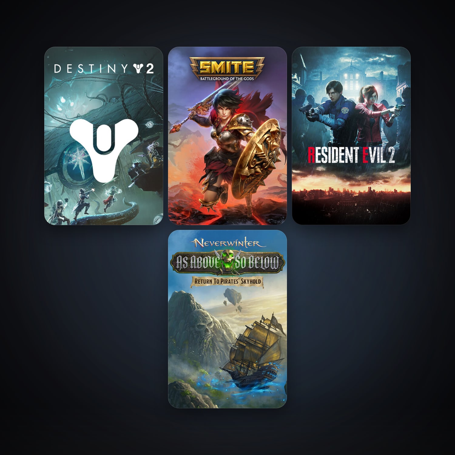 Neverwinter + SMITE, 9 games, clean — HabibiAccounts