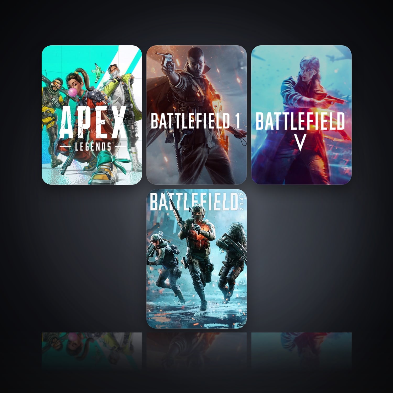 Apex Legends & Battlefield 1 | 5 Games | Apex Lvl 3 — HabibiAccounts