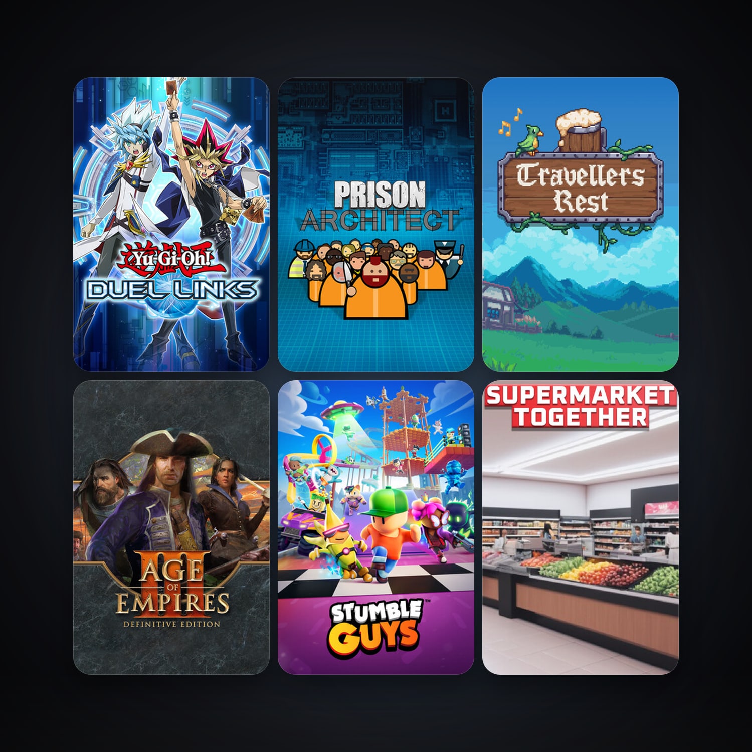 Prison Architect + Warspear Online, 15 games, clean — HabibiAccounts