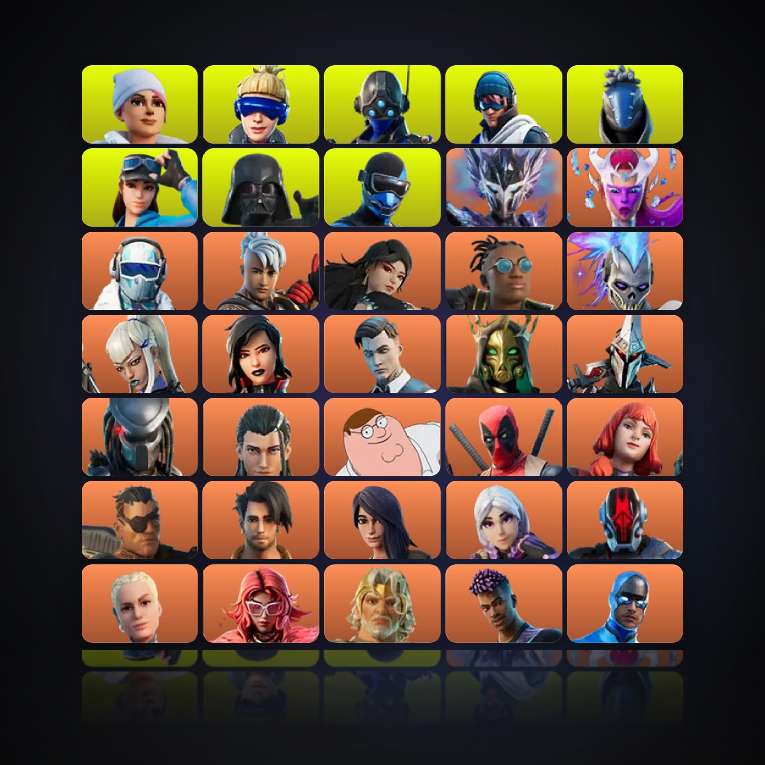 Fortnite | 304 Skins | 7.9K V-Bucks | Level 5437 | 494 Wins — HabibiAccounts