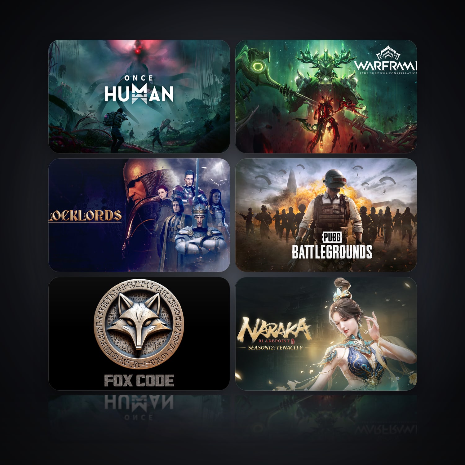 Once Human & Warframe | 6 Games — HabibiAccounts