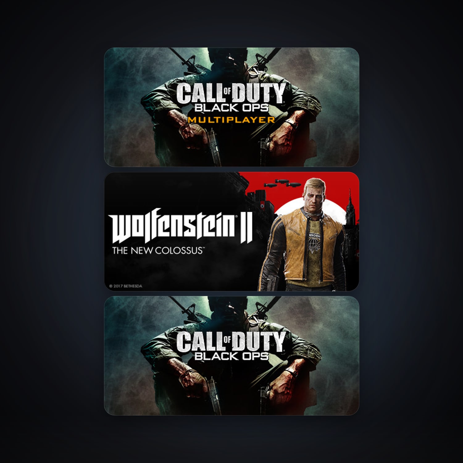 Steam account: Call of Duty: Black Ops + Call of Duty: Black Ops Multiplayer, 3 games, clean — HabibiAccounts