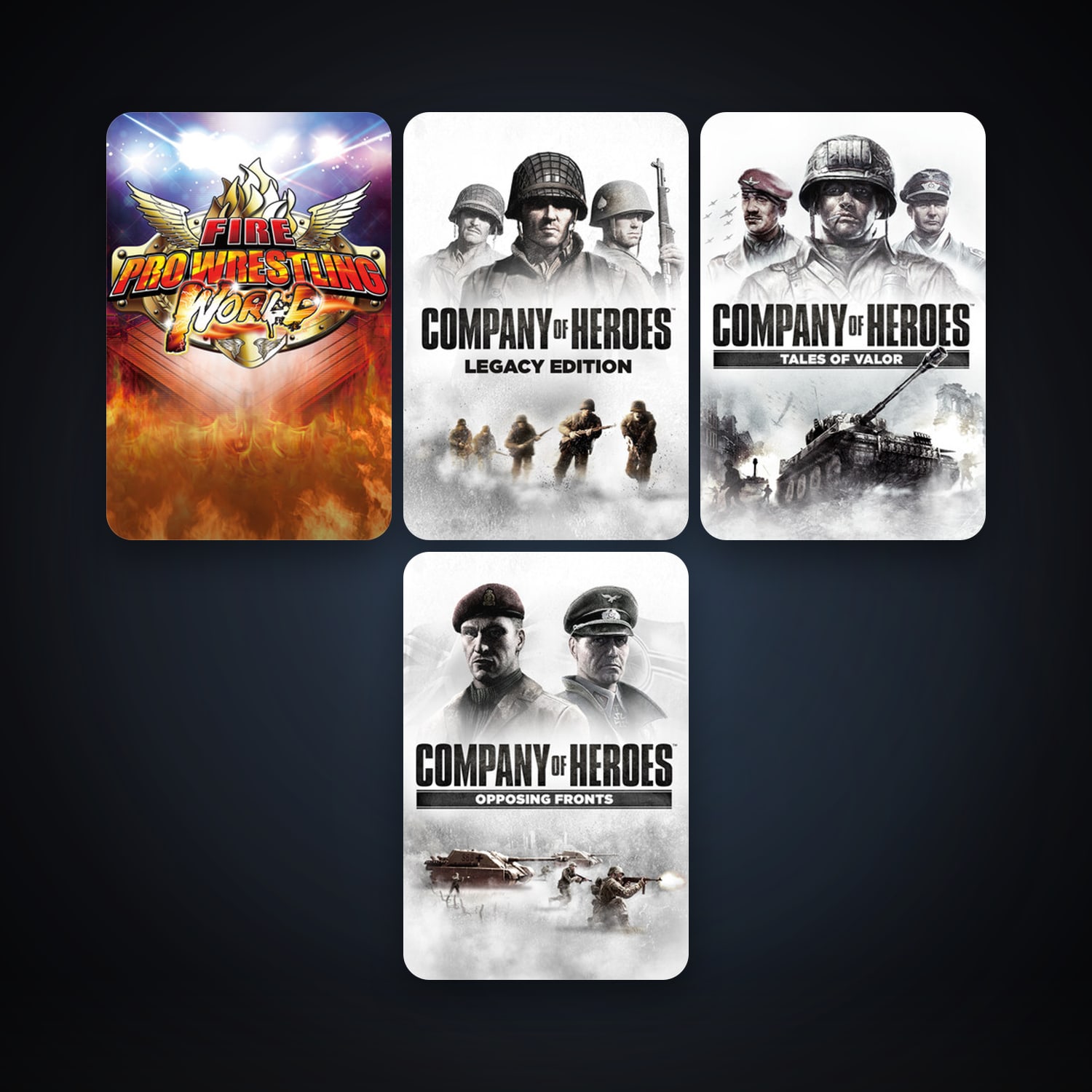Company of Heroes + Company of Heroes: Opposing Fronts, 5 games, clean — HabibiAccounts